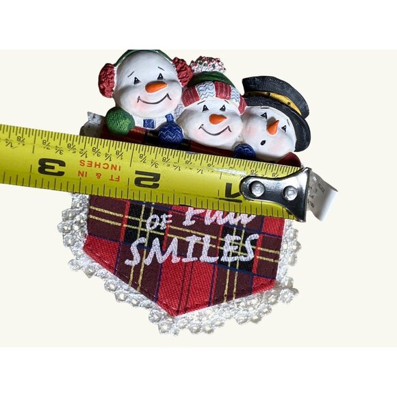 Pocket Full Of Smiles Snowman Pin Brooch - Picture 5 of 7